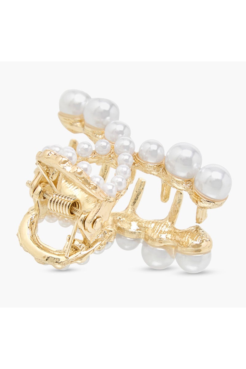 LIFESTYLE Metal Embellished Hair Clamp - Image 3